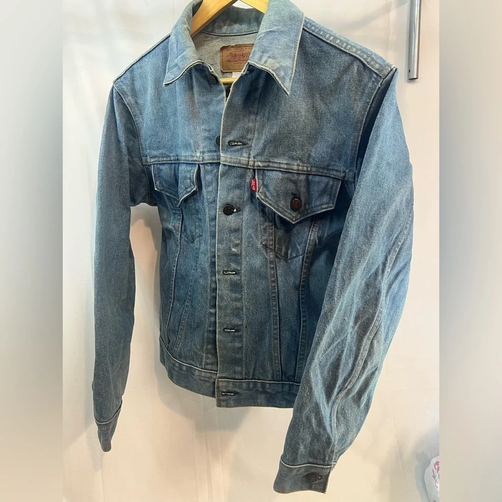 Vintage 70s/80s Levi’s Trucker Jacket, Type 3, Size 36; 70505 0217; Made in USA